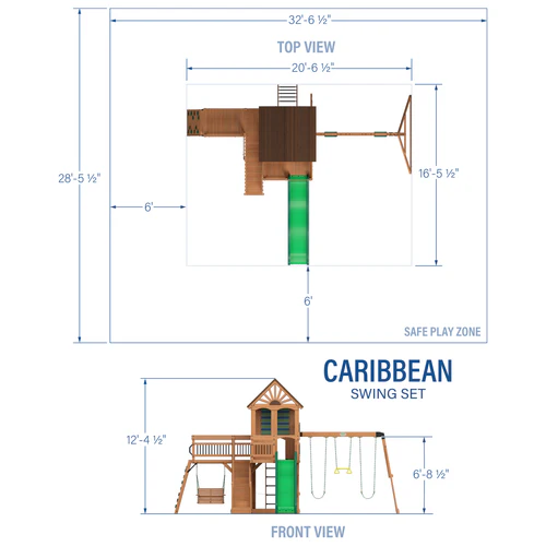 Backyard Discovery Caribbean Swing Set - Image 6