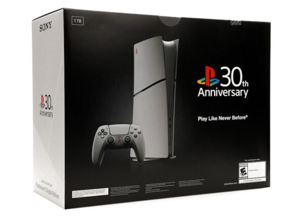 Sony PlayStation 5 PS5 Slim Digital Edition 30th Anniversary Limited Edition Bundle (US Plug) - Image 6